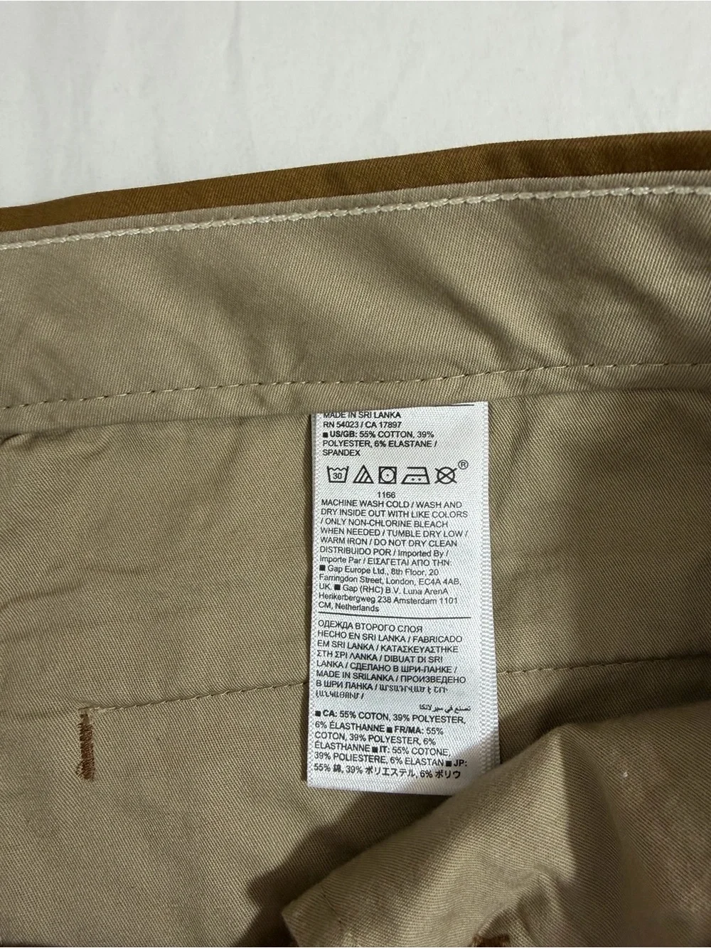 Banana Republic Men's Chino Pants in Caramel Brown